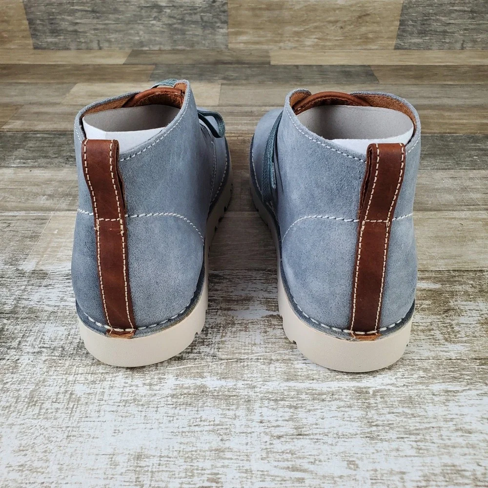 Birkenstock Harris Mens Boot Sz 10 Casual Gray Suede Leather Lace Up Ankle Boots